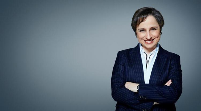 Carmen Aristegui, premio Zenger a la Libertad de Prensa
