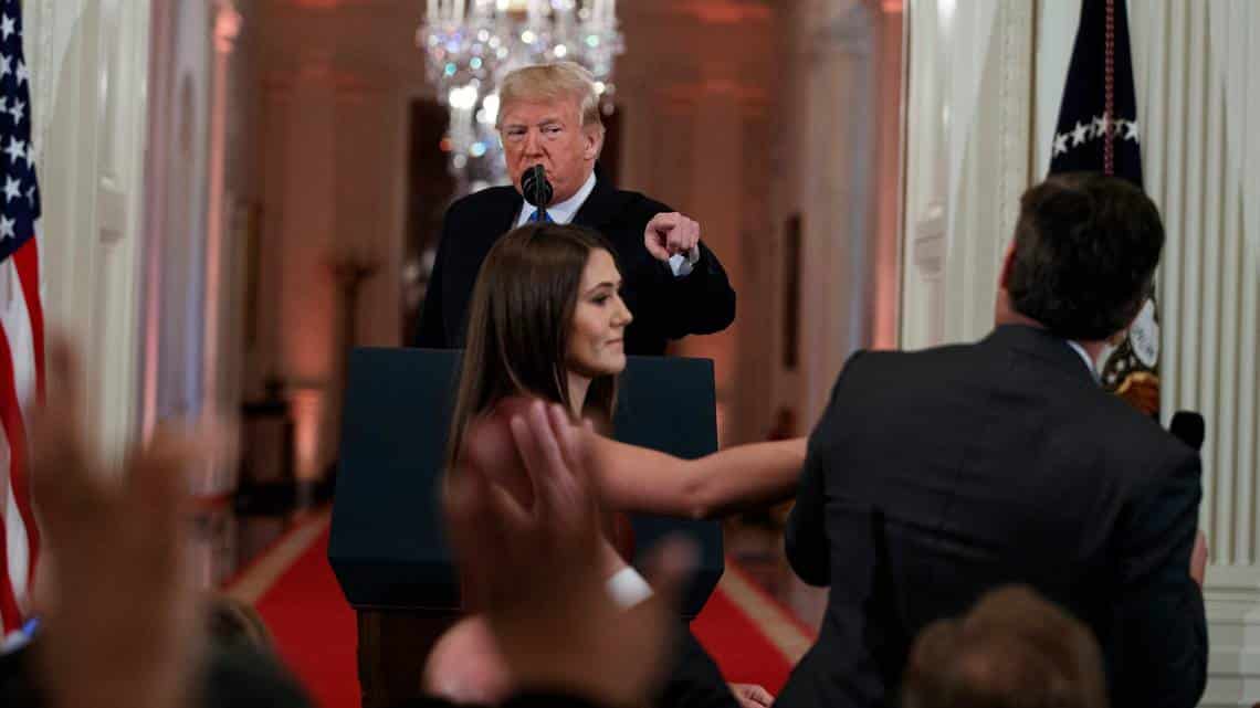 A Trump y Castro no le gusta las preguntas de Acosta