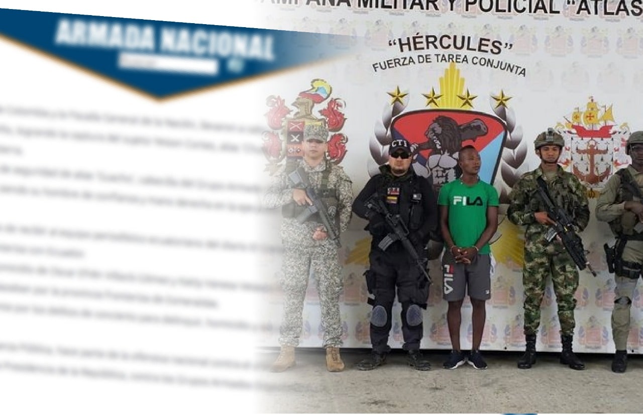 Autoridades colombianas capturan a disidente de las FARC implicado en el asesinato del equipo de El Comercio