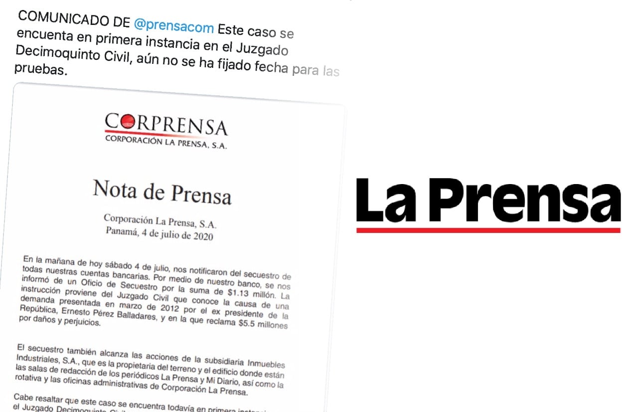 Medio panameño denuncia “secuestro” de acciones por parte de expresidente