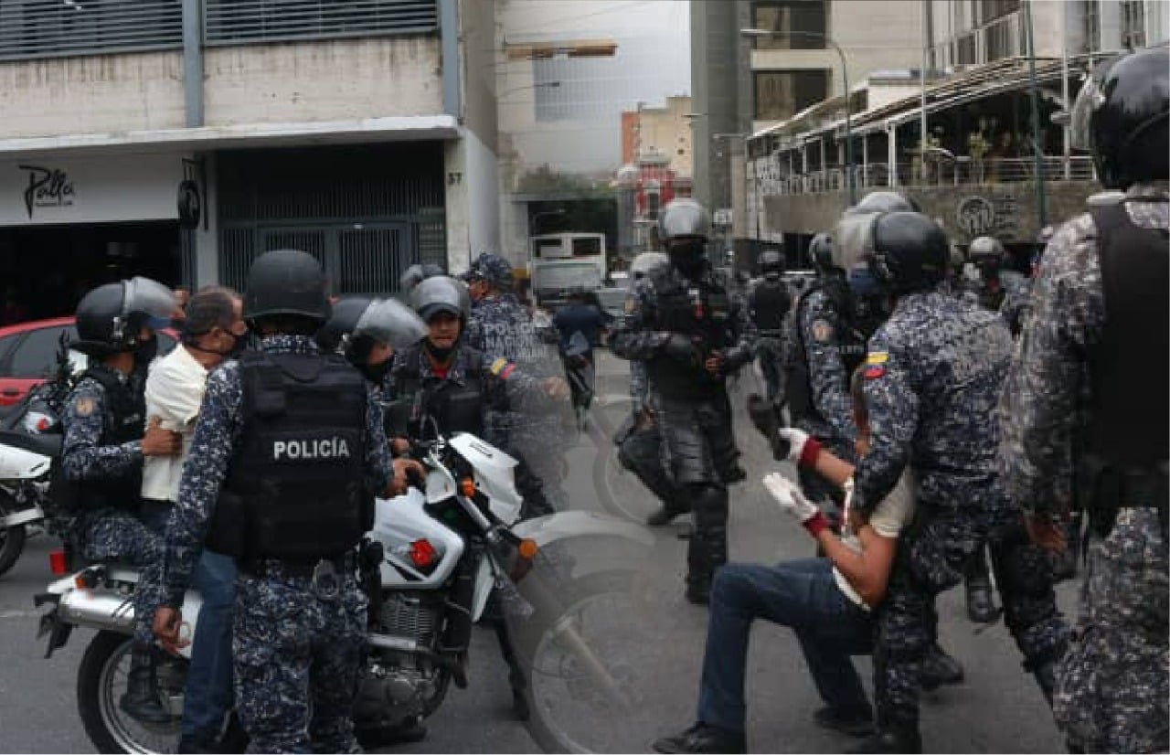 Periodista y activista fue detenido durante una protesta al centro de Caracas