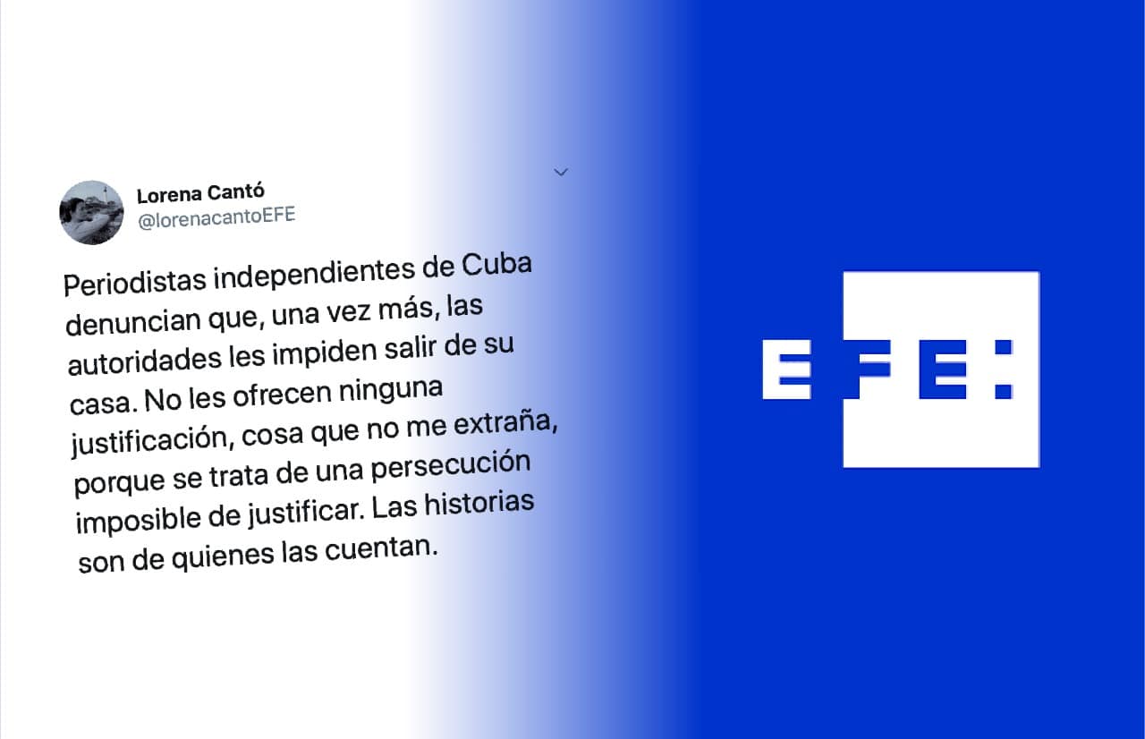 Corresponsal de EFE es cuestionada tras denunciar que periodistas son impedidos de salir de sus hogares