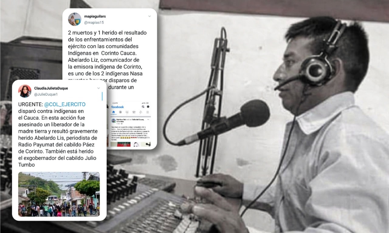 Journalist killed in Colombia in crossfire