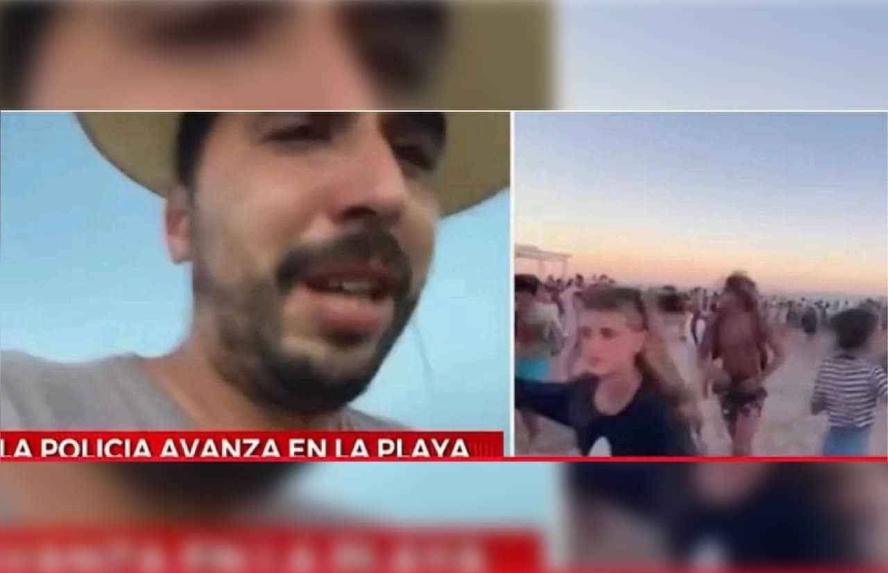Reportero fue agredido en playas de Buenos Aires