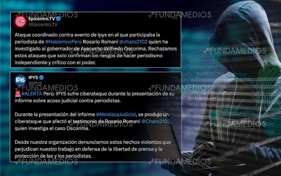 Fundamedios condena el ataque digital que sufrió nuestra organización aliada IPYS Perú